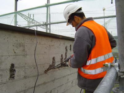 freilegen der Armierung