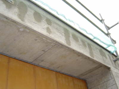 reparierte stellen kurz nach dem reprofilieren