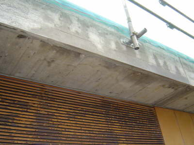 reparierte stellen kurz nach dem reprofilieren